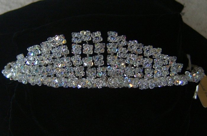 Sparkling Aurora Borealis Josie Tiara by Elizabeth Claire