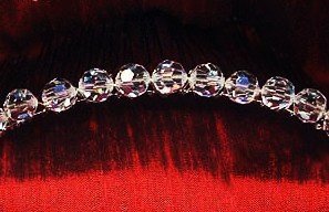 Simple Glamour 8mm Swarovski Crystal Comb/Tiara in over 30 colors!