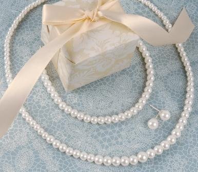 Graduated 3 Piece Pearl Jewelry Set