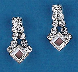 Diamond Delight Rhinestone & Crystal Drop Earring