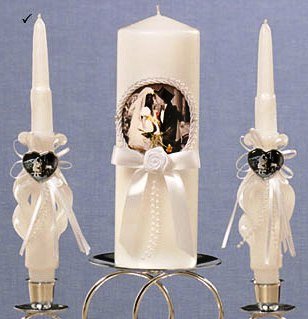 Kim Anderson 3 Piece Unity Candle Set - Free Shipping!