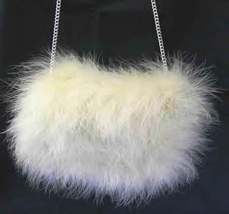 Custom Made Girl's Maribou Purse in your choice of colors