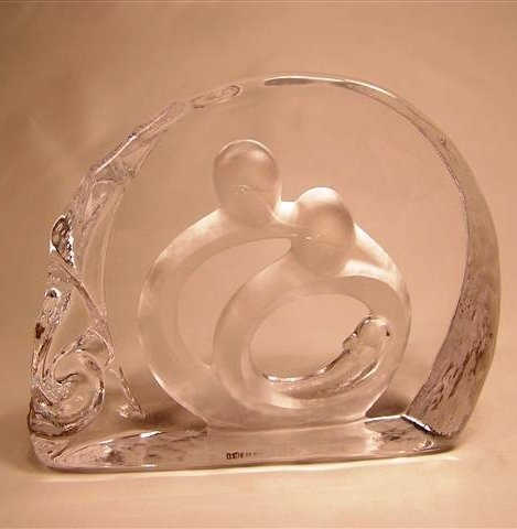 Enesco Circle of Life "New Life" Glass Sculpture