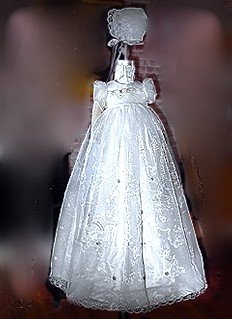 Custom Baptism & Christening Ensembles made from your wedding gown.