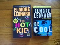 Lot of 2 Elmore Leonard pb Be Cool, The Hot Kid