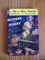 Murder in a Hurry - F. & R. Lockridge 1950 Mr. And Mrs. North pb