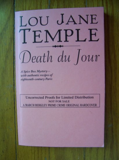 Death du Jour - Lou Jane Temple 2006 TPB ARC / Uncorrected Proofs