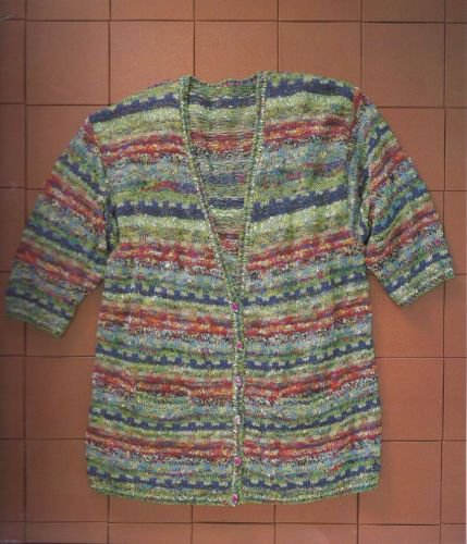 KNITTING PATTERN Knit Short Sleeve Cardigan Sweater 27