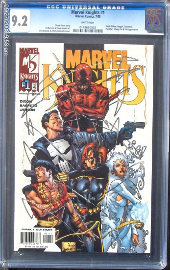 MARVEL KNIGHTS # 1 CGC 9,2