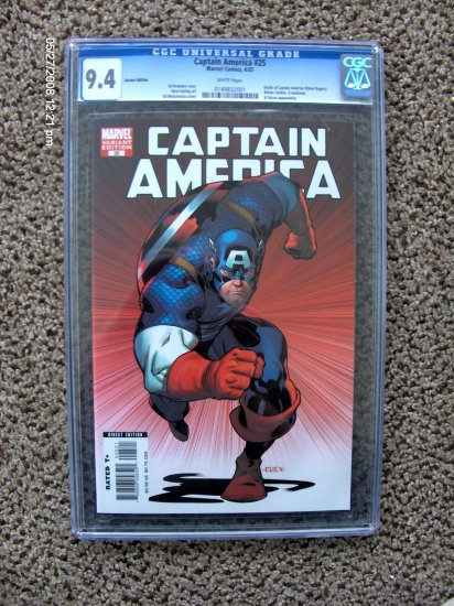 CAPTAIN AMERICA #25 CGC 9.4 NEAR MINT