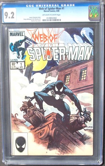 WEB OF SPIDER-MAN #1 9.2 NEAR MINT-.