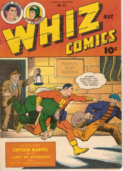 WHIZ COMICS #65 W/ CAPTAIN MARVEL