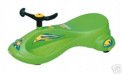 SWING CARS - NON-ELECTRIC RIDE-ON TOY KID Green
