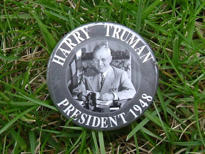 7 PACK of POLITICAL CAMPAIGN BUTTON BUTTONS PIN PINS PINBACKS for PRESIDENT HARRY S TRUMAN