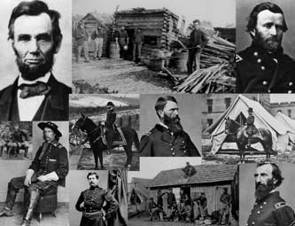 PHOTOS GENERAL ULYSSES S GRANT JOE HOOKER & GEORGE ARMSTRONG CUSTER