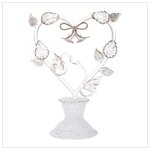 Glass Love Swans Cake Top