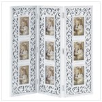 Distressed White Photo Frame Screen