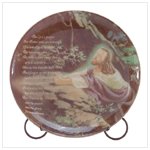Jesus Praying Porcelain Plate