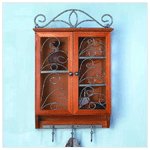 Curio Cabinet With Key Holders