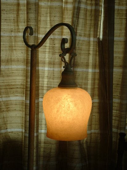Chic Vintage Pendulum Toleware Floor lamp