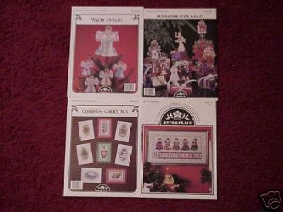 4 Pak Perforated Paper & Counted X-Stitch Patterms M