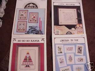 A 4-Pak Assortment of Cross Stitch Patterns ~k