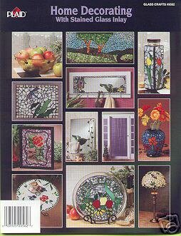 Gallery Glass Home Decorating w/Stain Glass Inlay 14 Pr
