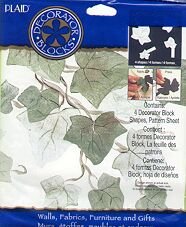 Plaids IVY LEAF Stencil new in package