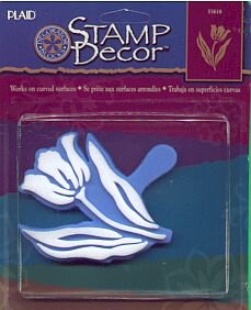 Plaids ROSE Stencil Stamp new in unopened package
