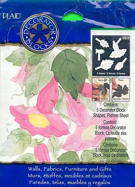 Plaids LIPSTICK FLOWER Stencil Stamp new in unopened package