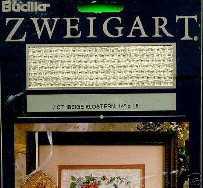 Bucilla 7 ct. BEIGE KLOSTERN 14" X 18" Fabric