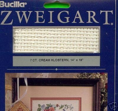 Bucilla 7 ct. CREAM KLOSTERN 14" X 18" Fabric
