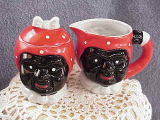 Aunt Jemimma Sugar & Creamer Set