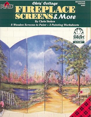 FIREPLACE SCREENS ~ Patterns & Painting Guide Booklet by Plaid