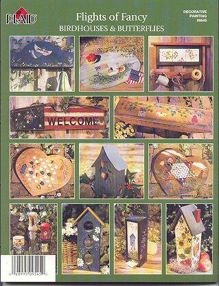Folk Art BIRDHOUSES & BUTTERFLIES & More Booklet by Plaid