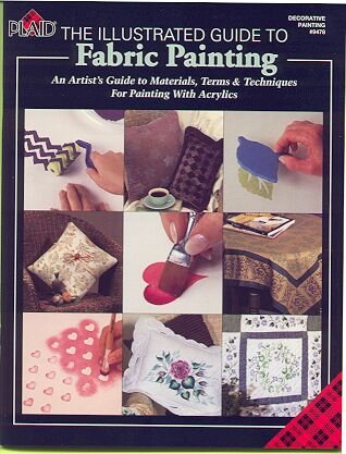 Folk Art FABRIC PAINTING~Illustrated Booklet by Plaid