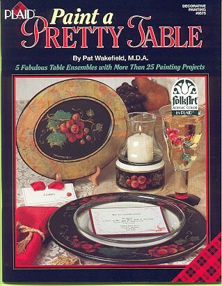 Decorate ~ A PRETTY TABLE ~Instruction Booklet by Plaid