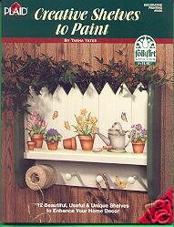 Folk Art CREATIVE SHELVES to PAINT Book