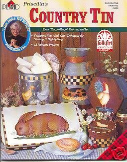 Folk Art COUNTRY TIN~Instruction Booklet by Plaid