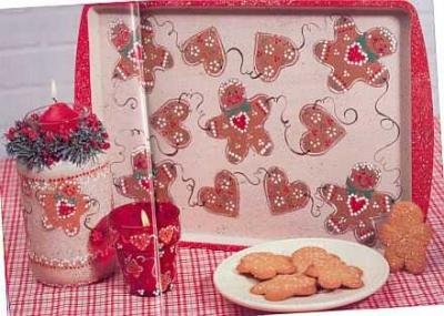 Ditys & Daisies Learn to Paint~Gingerbread Man Tray
