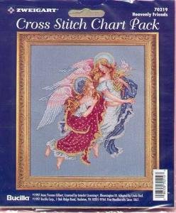 HEAVENLY FRIENDS~Cross Stitch Chart Pack by Bucilla