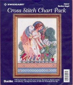 Magnificent Garden Angel~Cross Stitch Chart