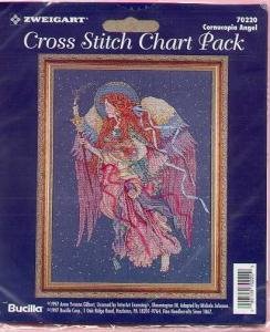 Cornucopia Angel~Cross Stitch Chart Pack