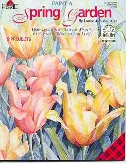 Paint a Watercolored Spring Garden Booklet