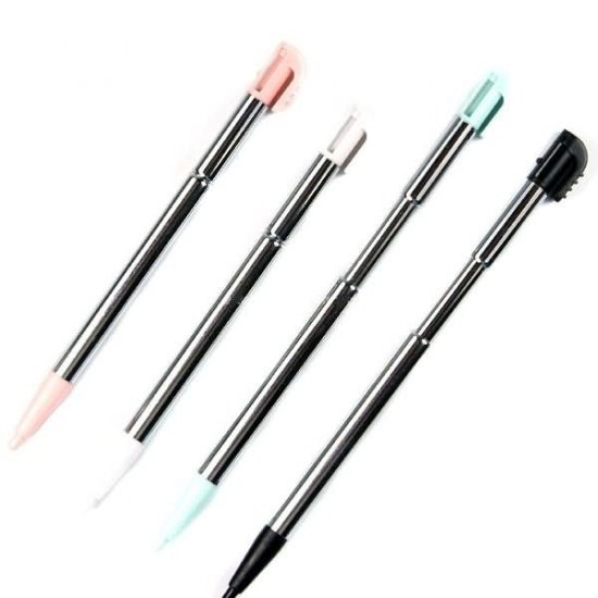 Metal Retractable Replacement Stylus for NDS Lite 4-Pack
