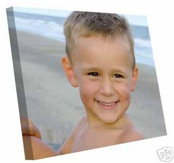 15" x 10 " canvas effect wrap