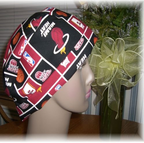 Chemotherapy Caps - Miami Heat Fabric