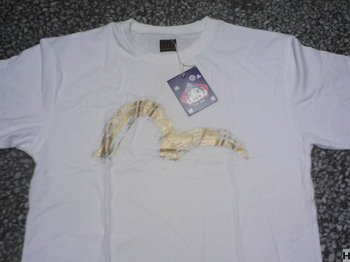 Evisu T-Shirt - White (Gold Gul)