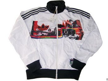 Adidas Jacket - White (Black NY)