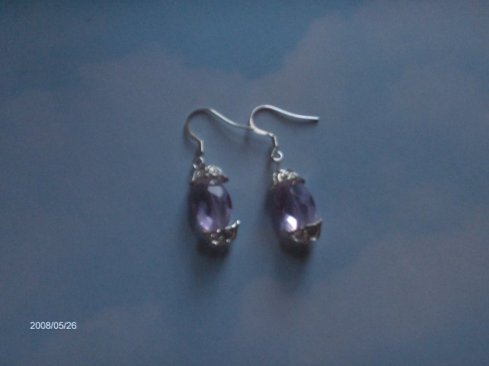 pink and silver crystal